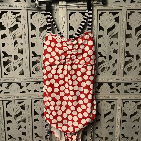 Other - LIME RICKI SWIMWEAR ONE PIECE CRISS CROSS SHOULDER STRAPS. Size L